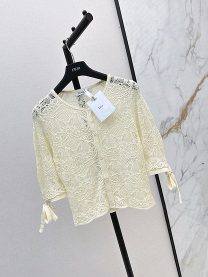 25ss knit hollow cardigan