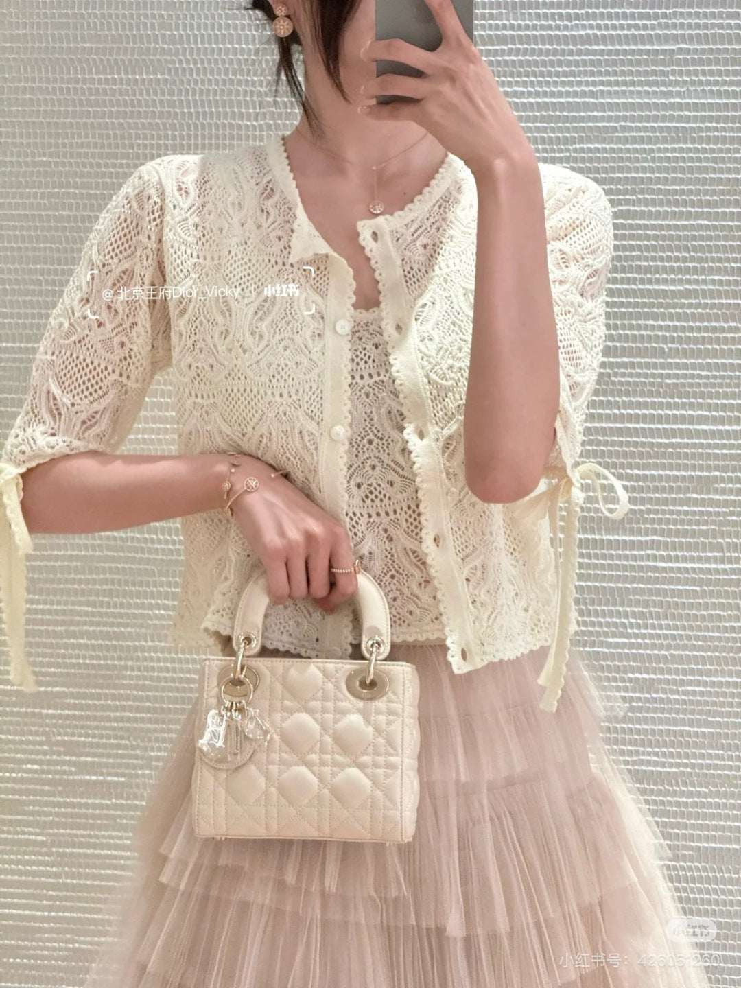 25ss knit hollow cardigan