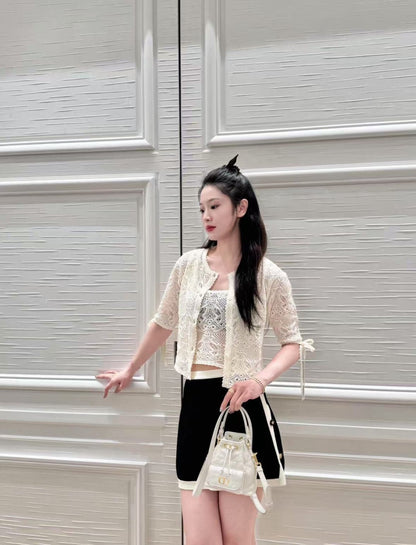 25ss knit hollow cardigan