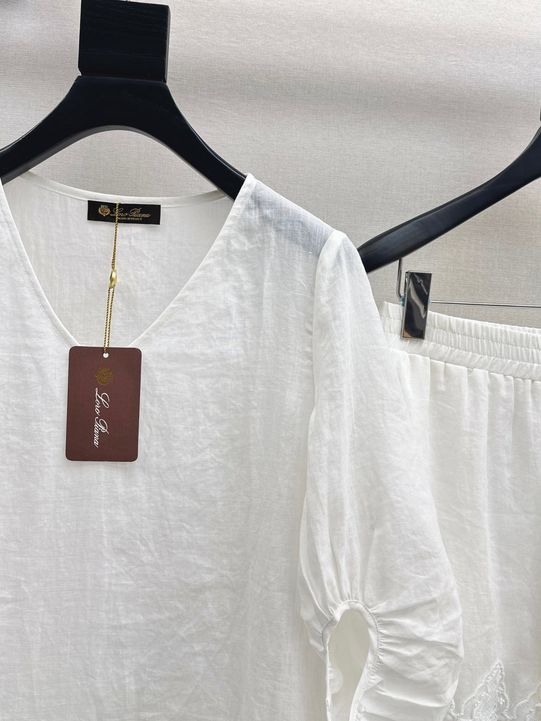 25ss linen lace suit