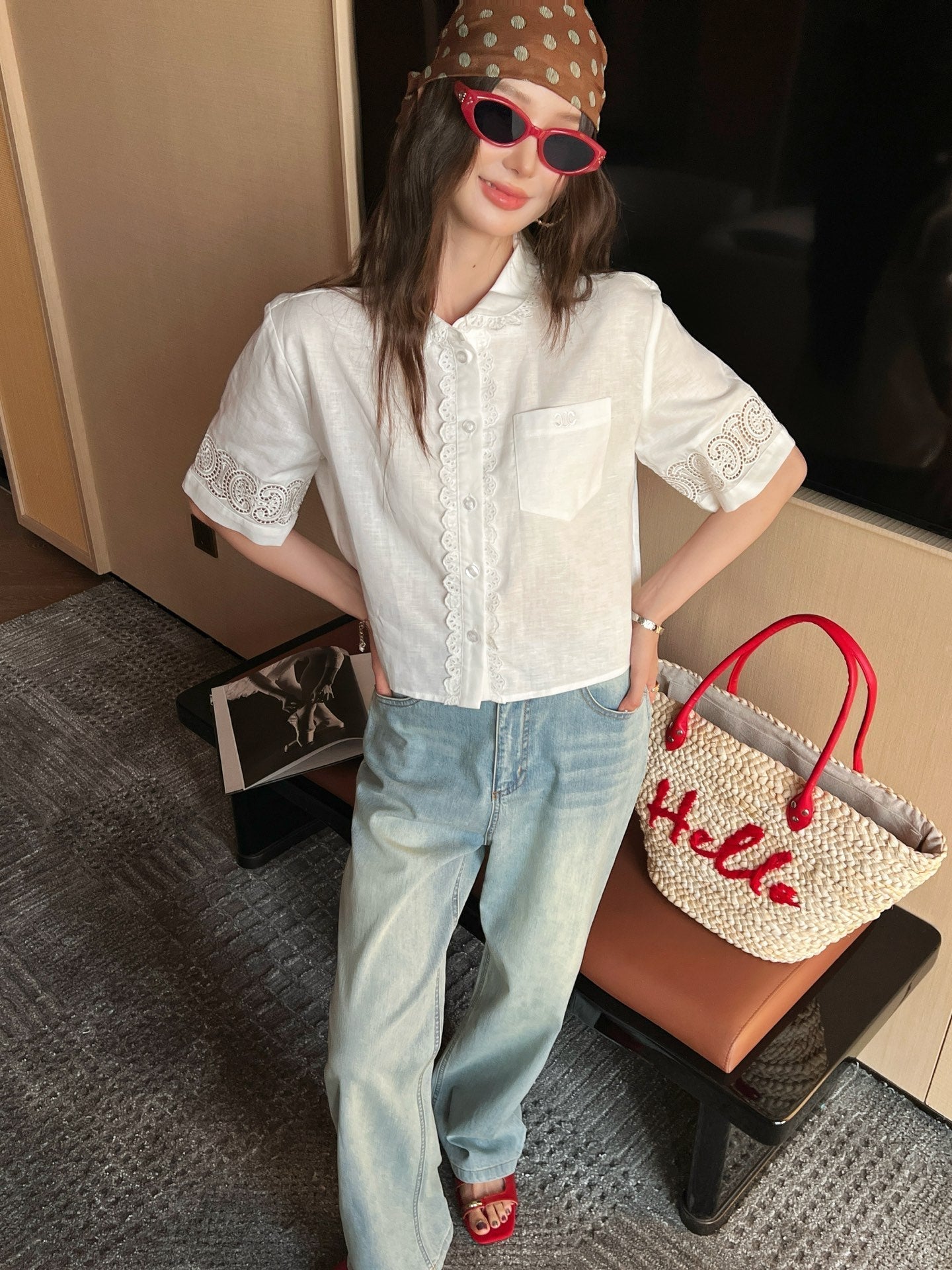 25ss lace shirt