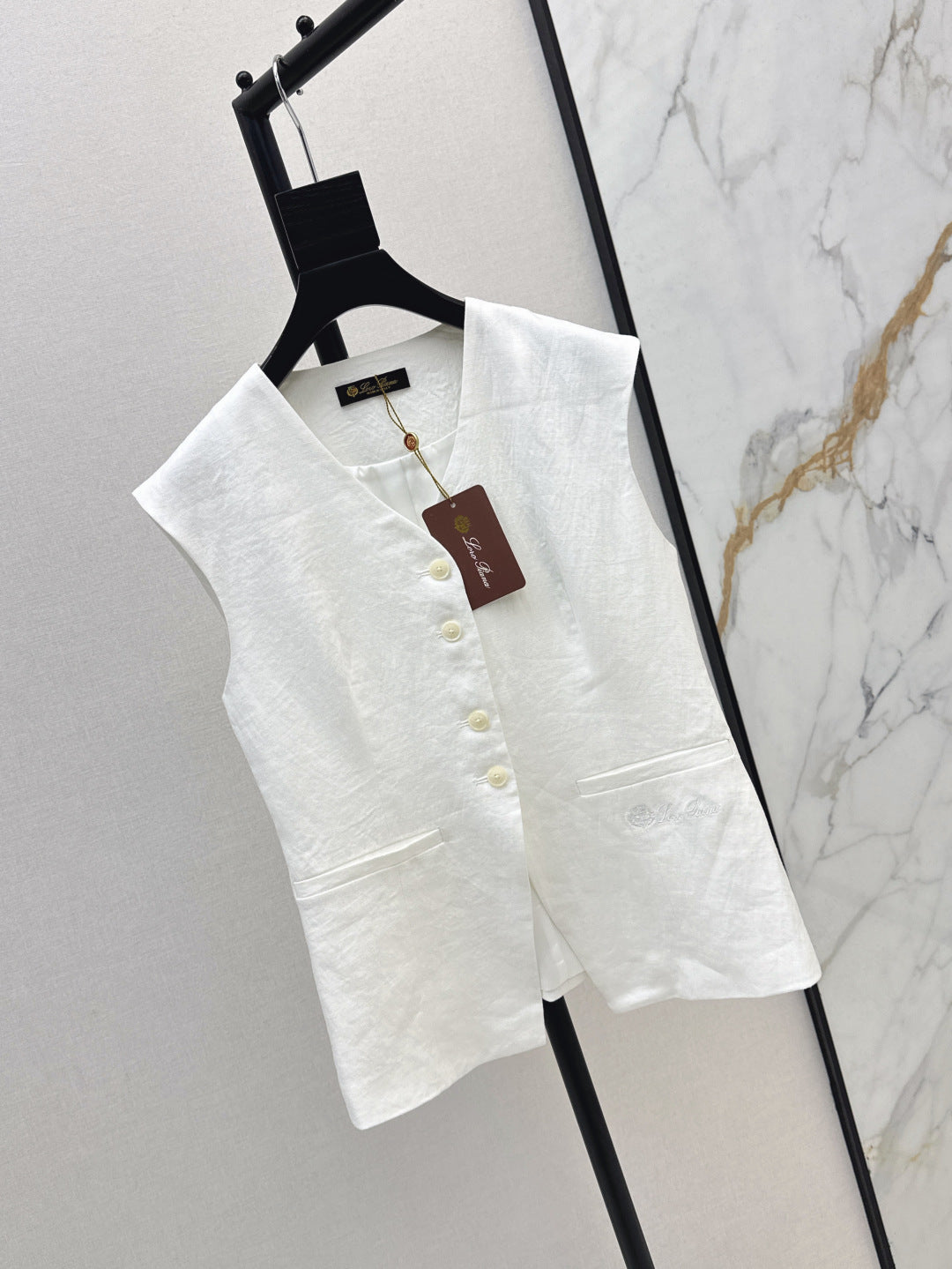 25ss linen vest