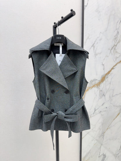 25SS embroidered vest