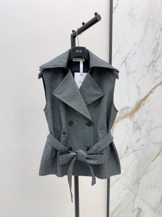 25SS embroidered vest