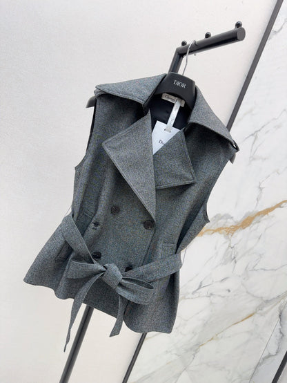 25SS embroidered vest