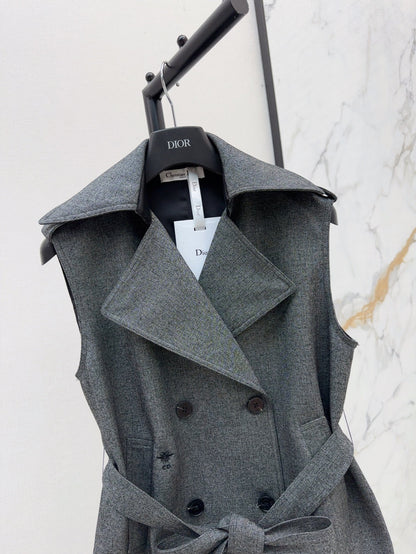 25SS embroidered vest