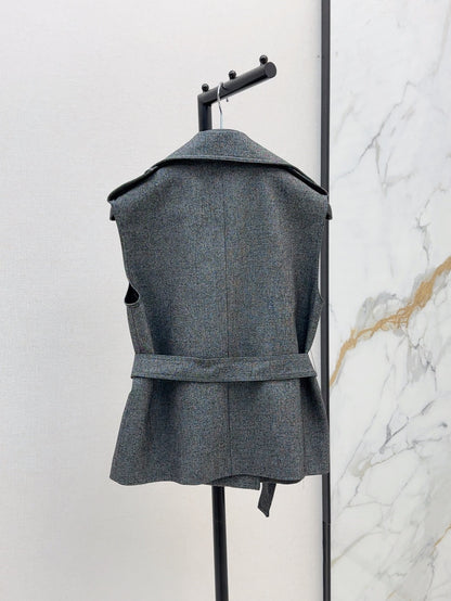 25SS embroidered vest