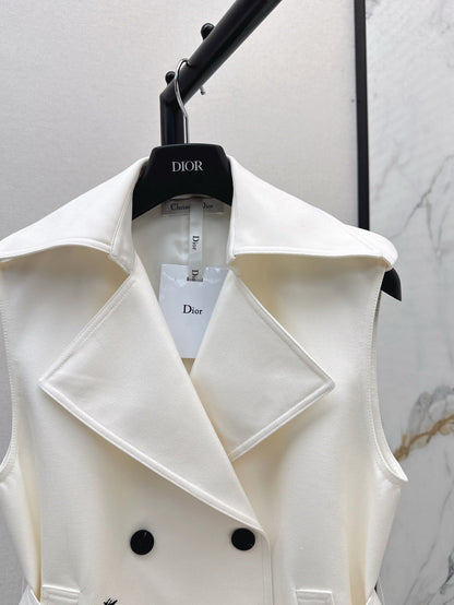 25SS embroidered vest