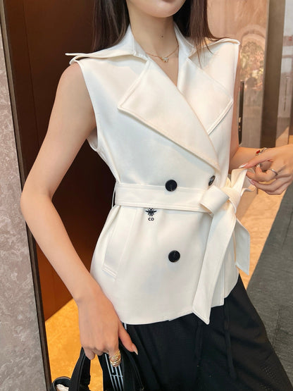 25SS embroidered vest