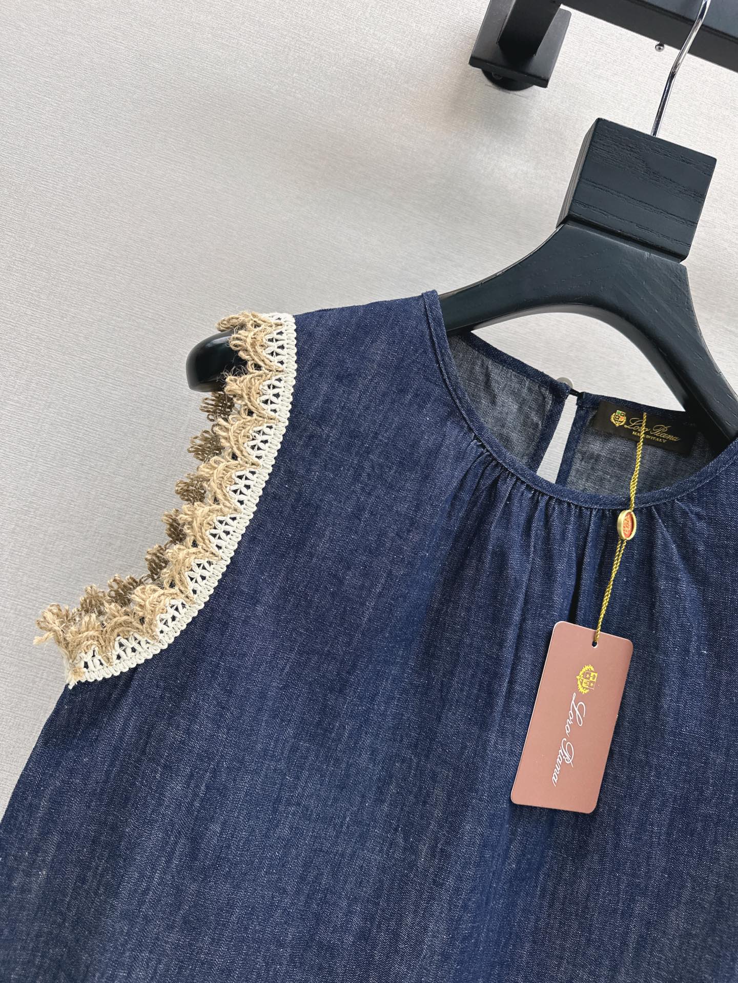 25ss denim lace vest