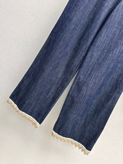 25SS lace jeans