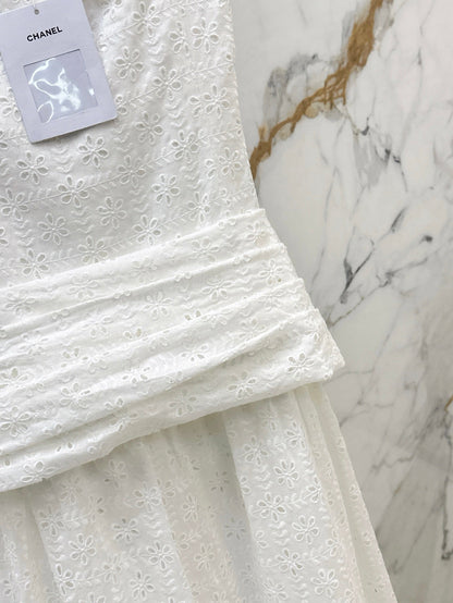 25ss embroidered dress