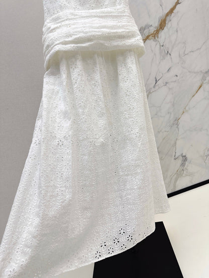 25ss embroidered dress