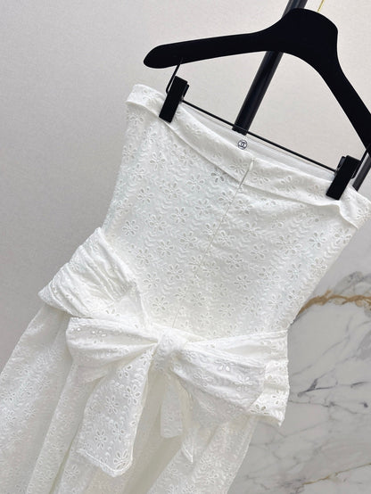 25ss embroidered dress