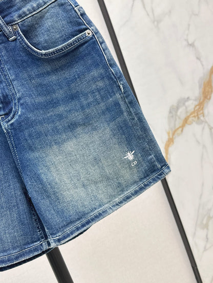 25ss embroidered short