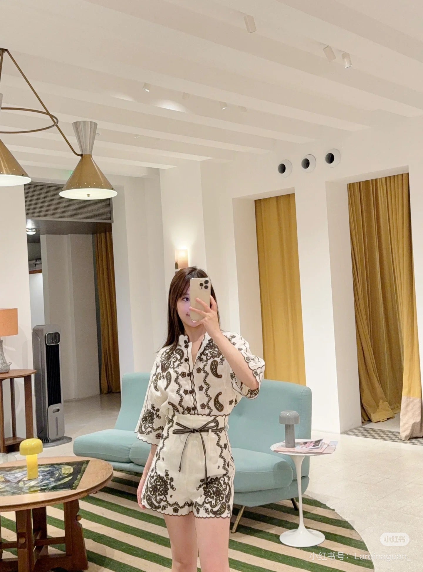 25ss linen embroidered shirt