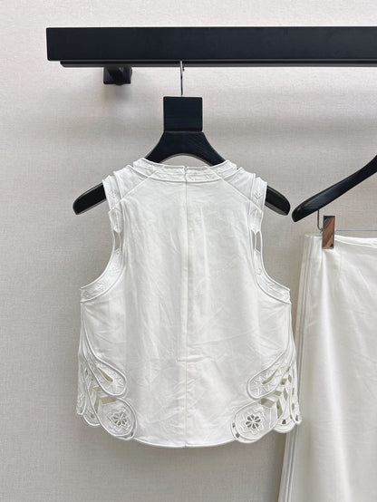 25ss embroidered hollow suit