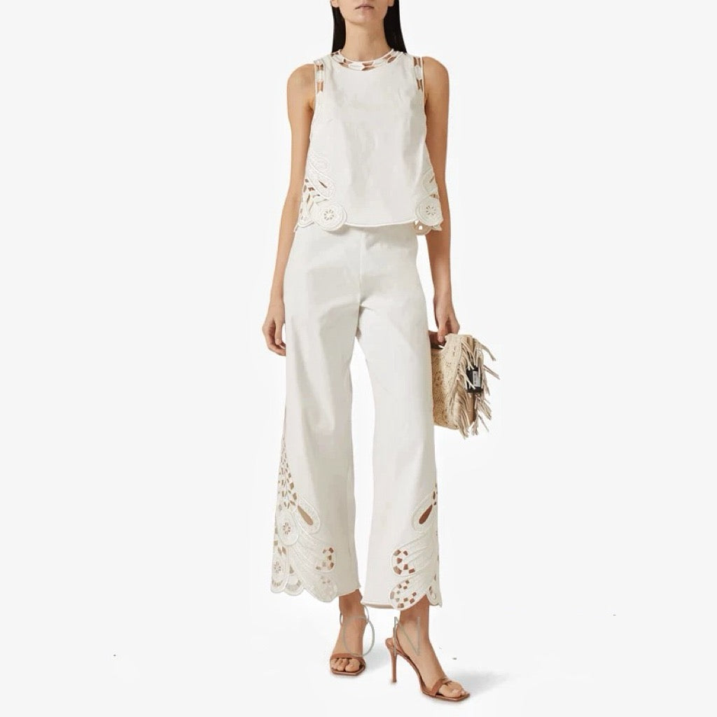 25ss embroidered hollow suit