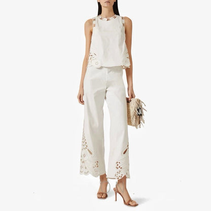 25ss embroidered hollow suit