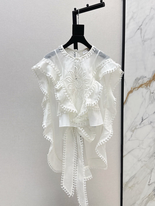 25ss embroidered shirt