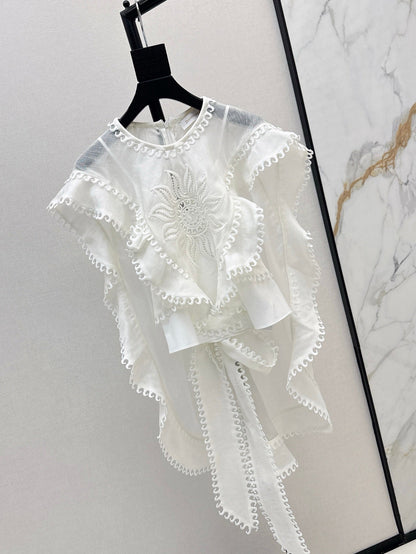 25ss embroidered shirt