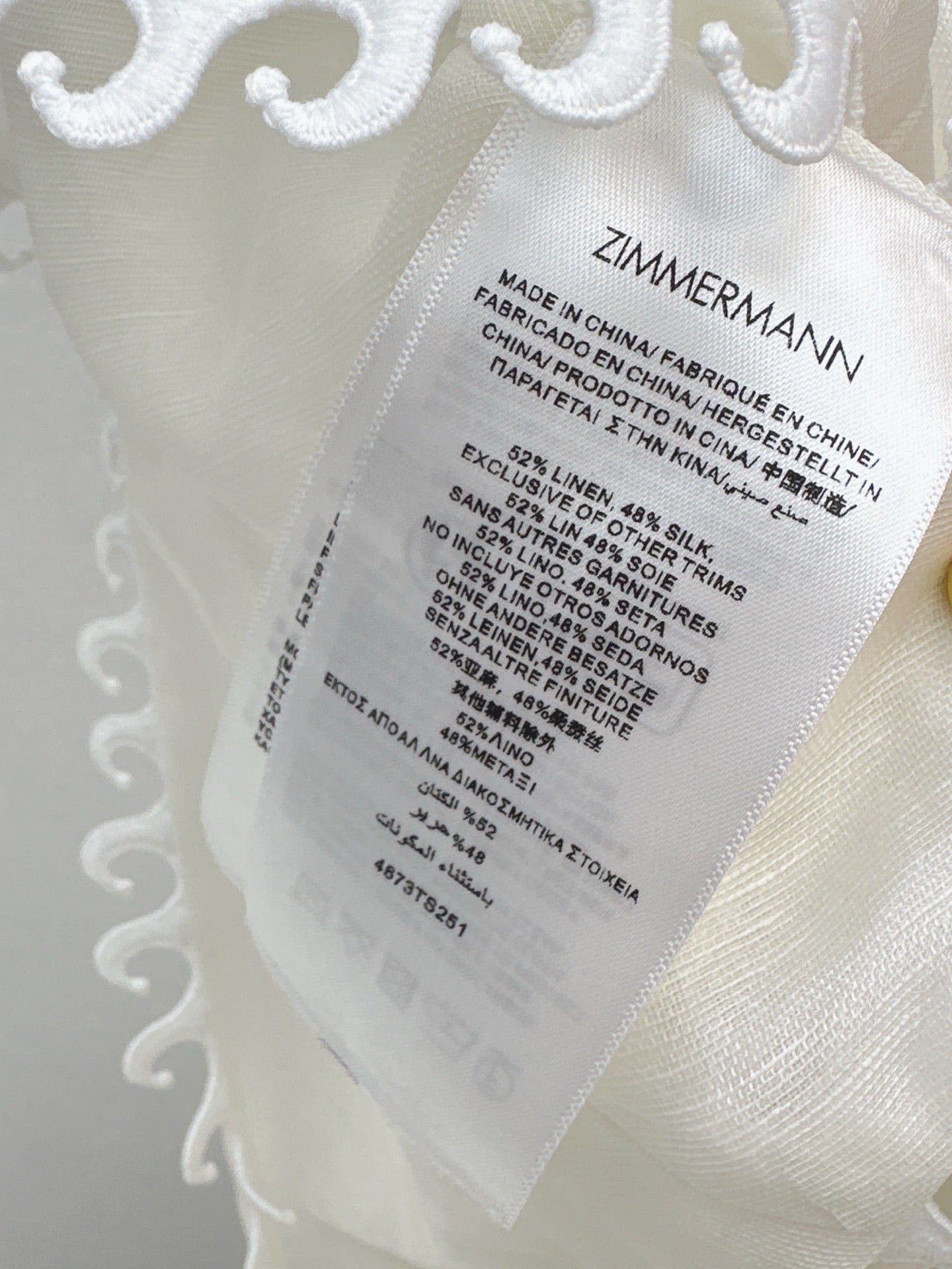 25ss embroidered shirt