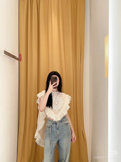 25ss embroidered shirt