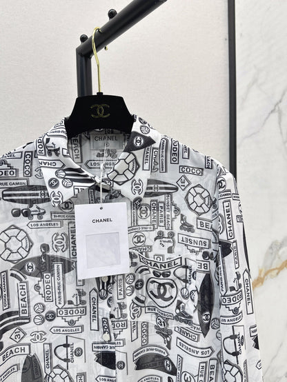 25ss print shirt
