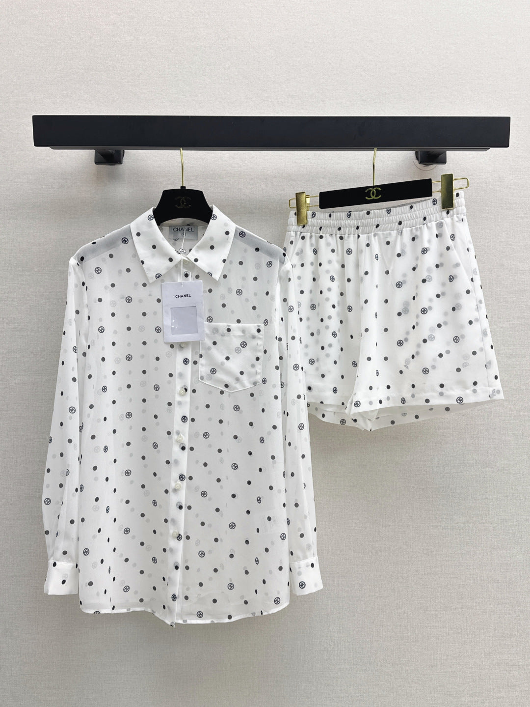 25ss print shirt suit