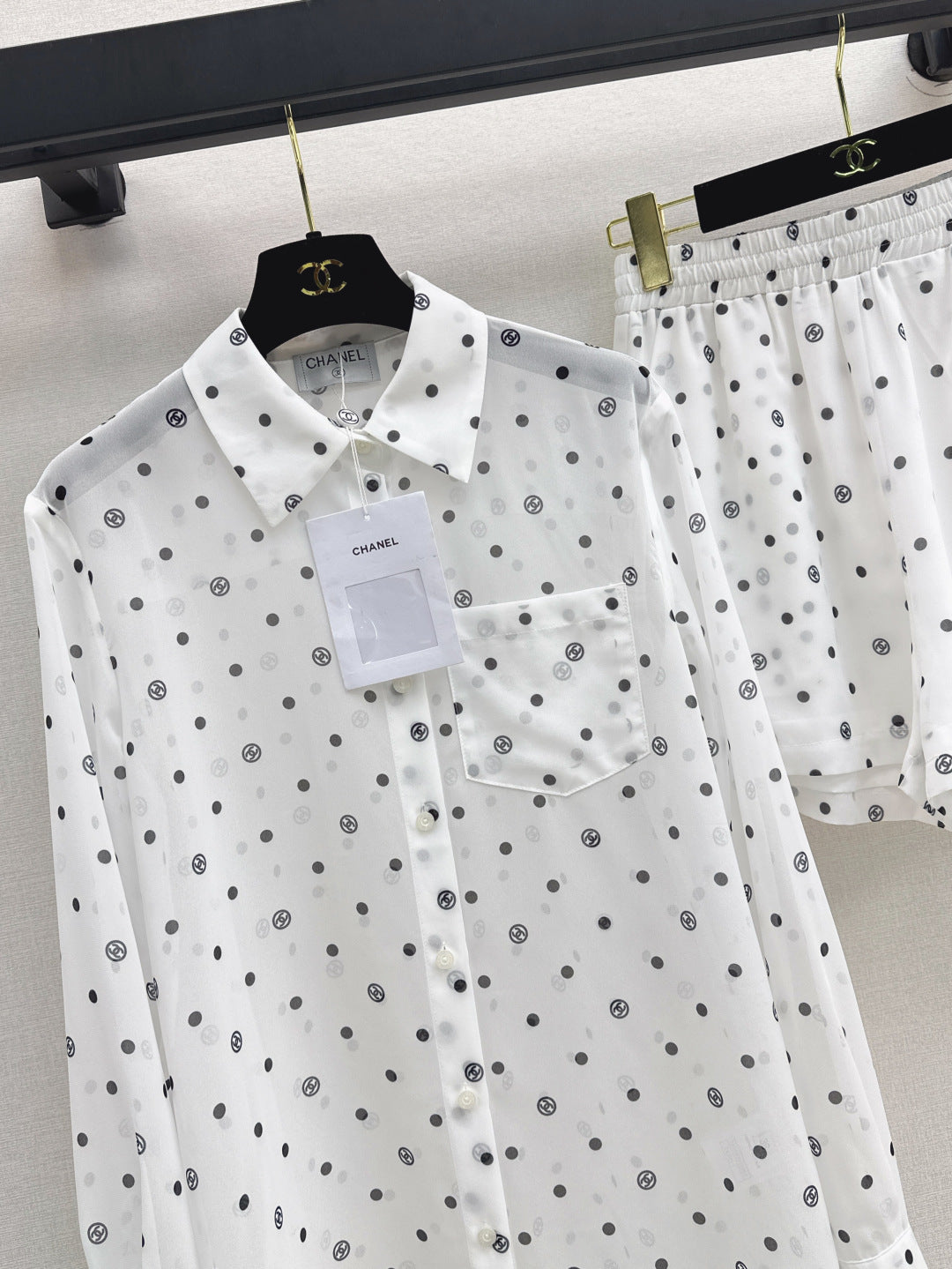 25ss print shirt suit