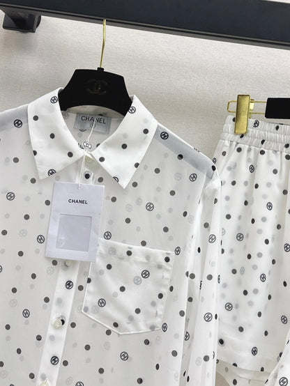 25ss print shirt suit