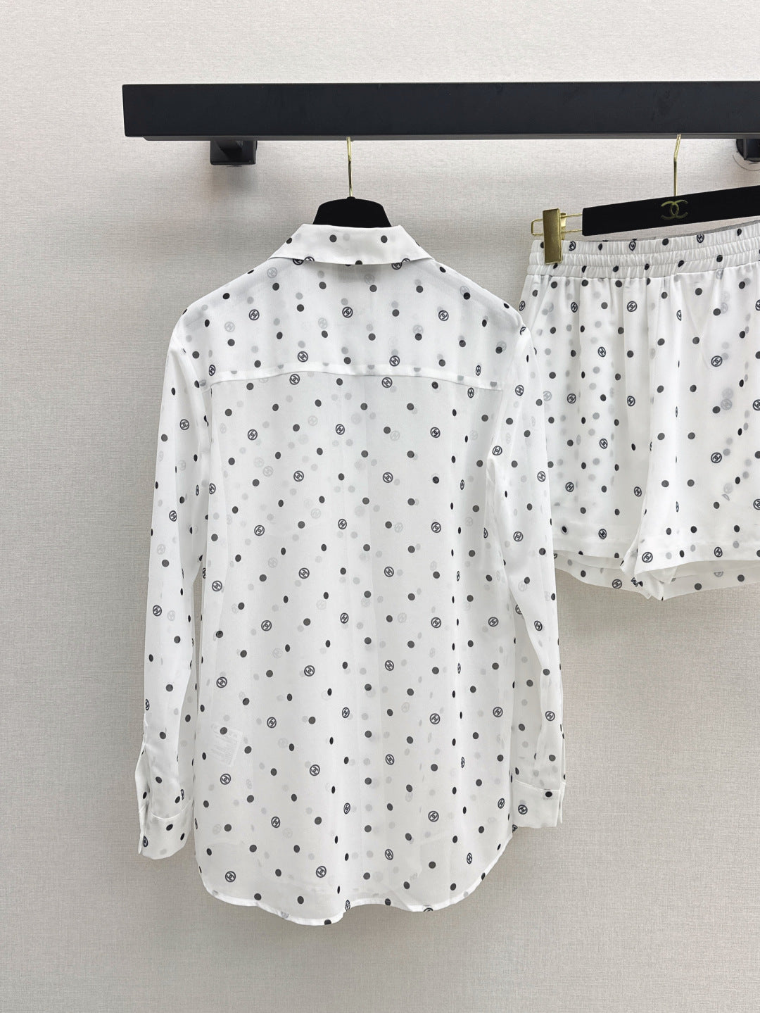 25ss print shirt suit