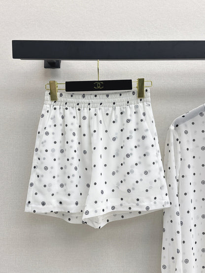 25ss print shirt suit