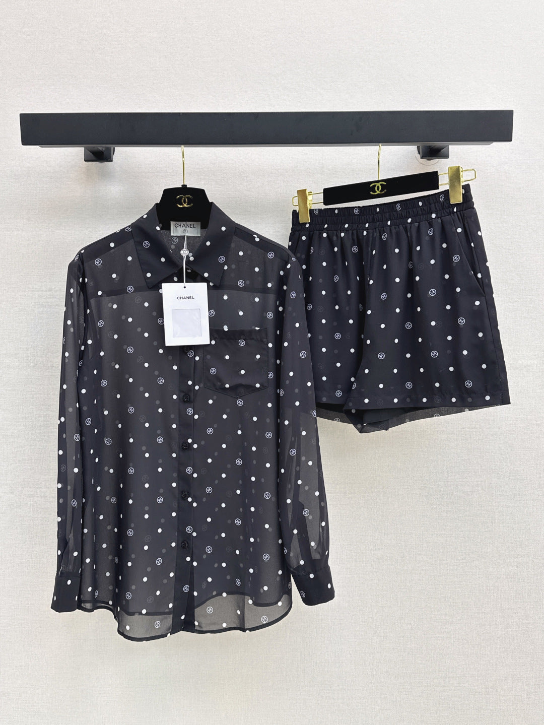 25ss print shirt suit