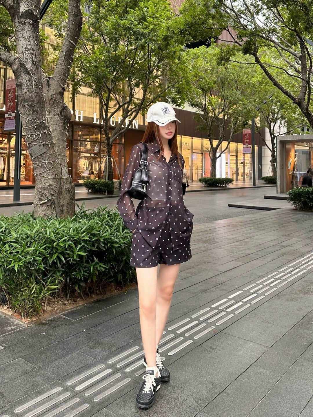 25ss print shirt suit