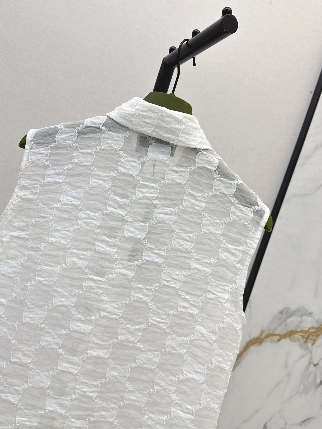 25ss jacquard lace vest