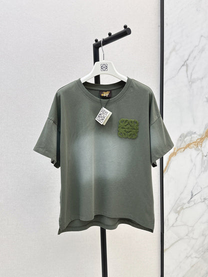 25ss embroidered t-shirt