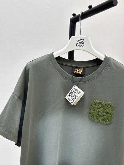 25ss embroidered t-shirt