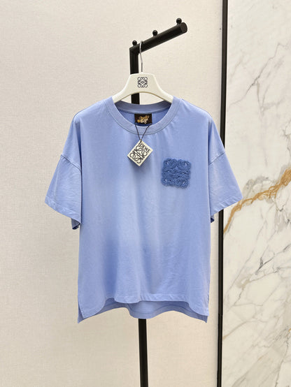 25ss embroidered t-shirt