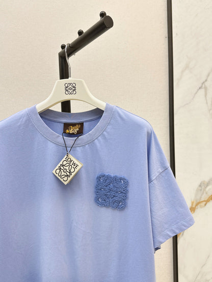 25ss embroidered t-shirt