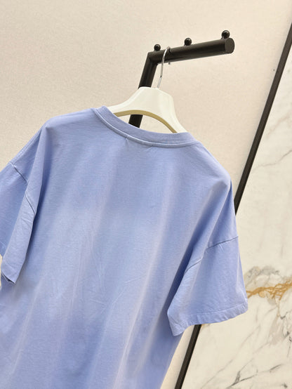 25ss embroidered t-shirt