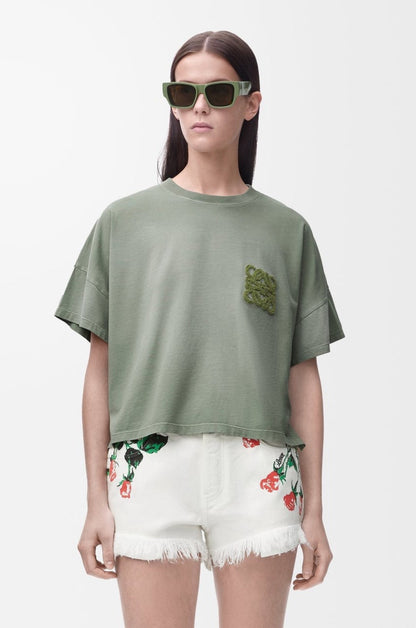 25ss embroidered t-shirt