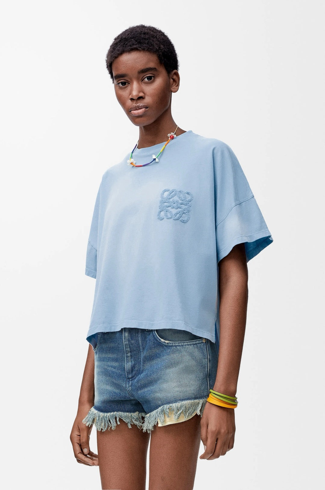 25ss embroidered t-shirt