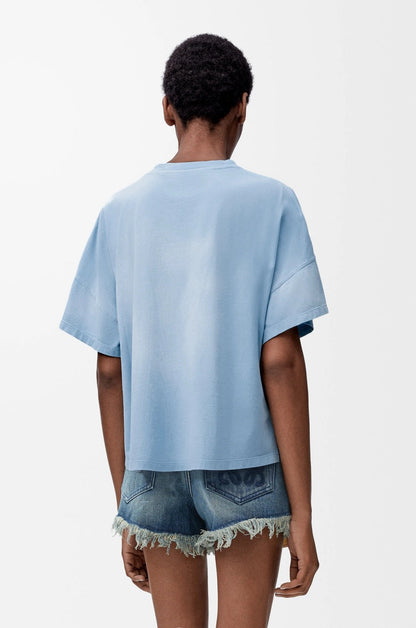 25ss embroidered t-shirt