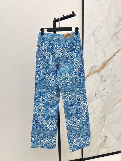 25ss printed jeans