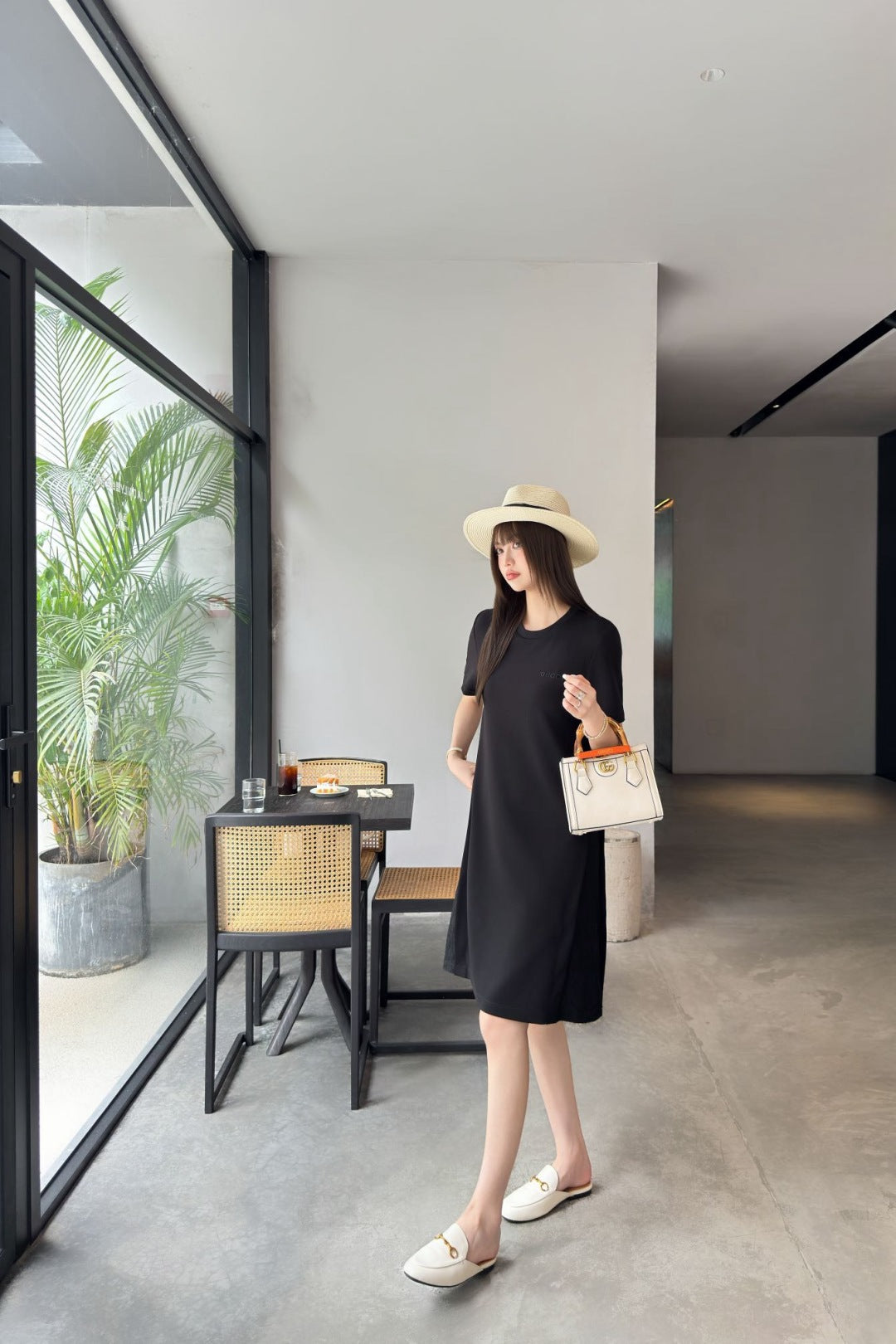 25ss embroidered dress