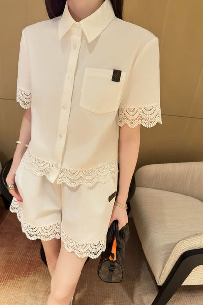 25ss lace suit