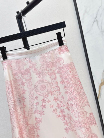 25ss Silk skirt