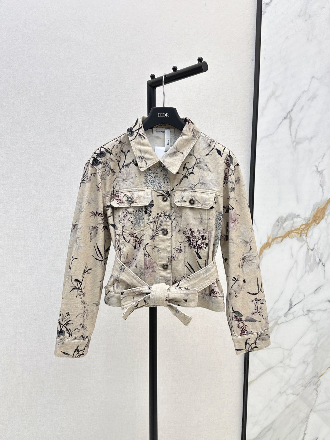 25ss print denim jacket