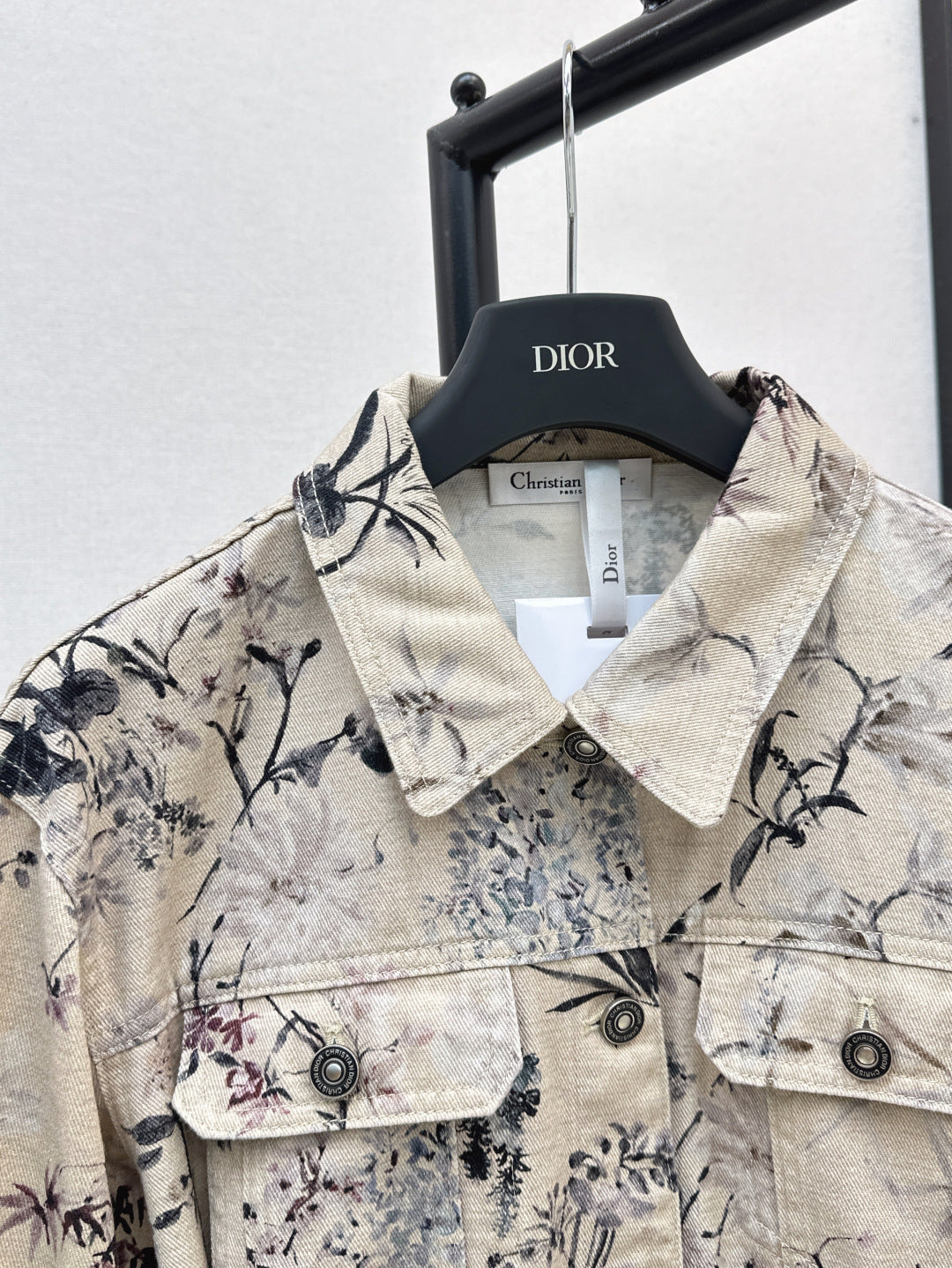 25ss print denim jacket